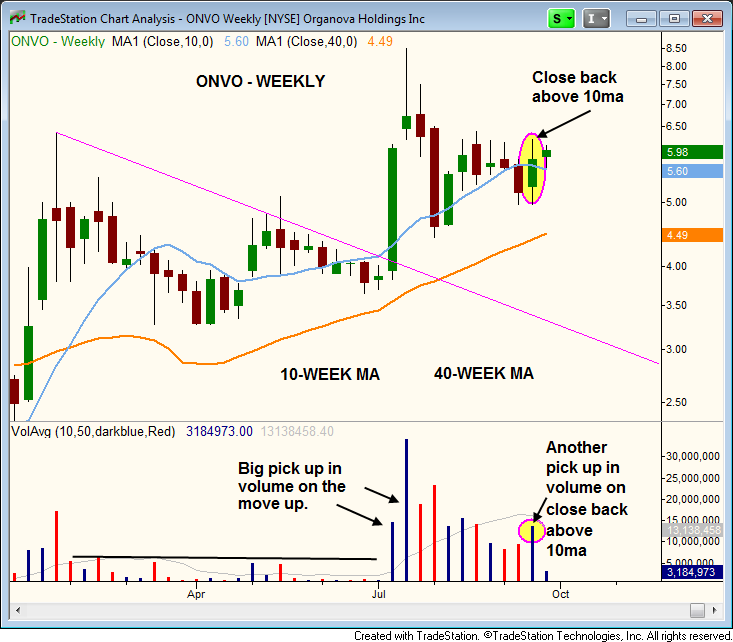 $ONVO Breakout above 50ma