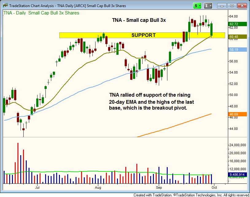 $SMALL CAP Bullish reversal