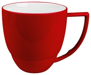 red cup with handle