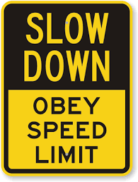 speed limit trendlines