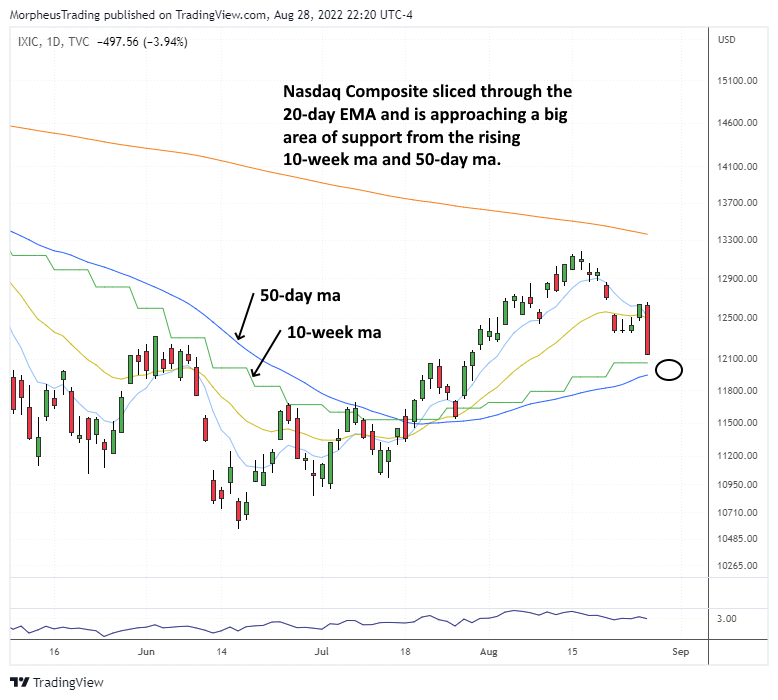 The Wagner Daily - Low-Risk Entry: $ENPH and $CELH Eye 20-Day EMA 3 NASDAQ comp daily